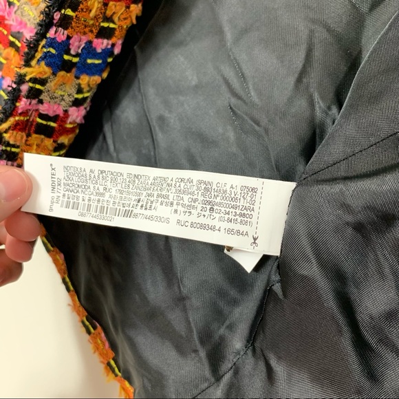NWT Zara colorful cropped jacket - Picture 5 of 7